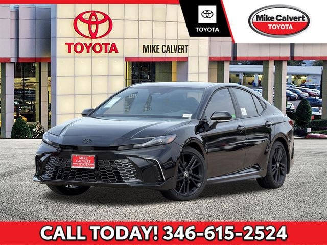 Midnight Black Metallic 2026 Toyota Camry Sedan Front-Wheel Drive Continuously Variable Transmission