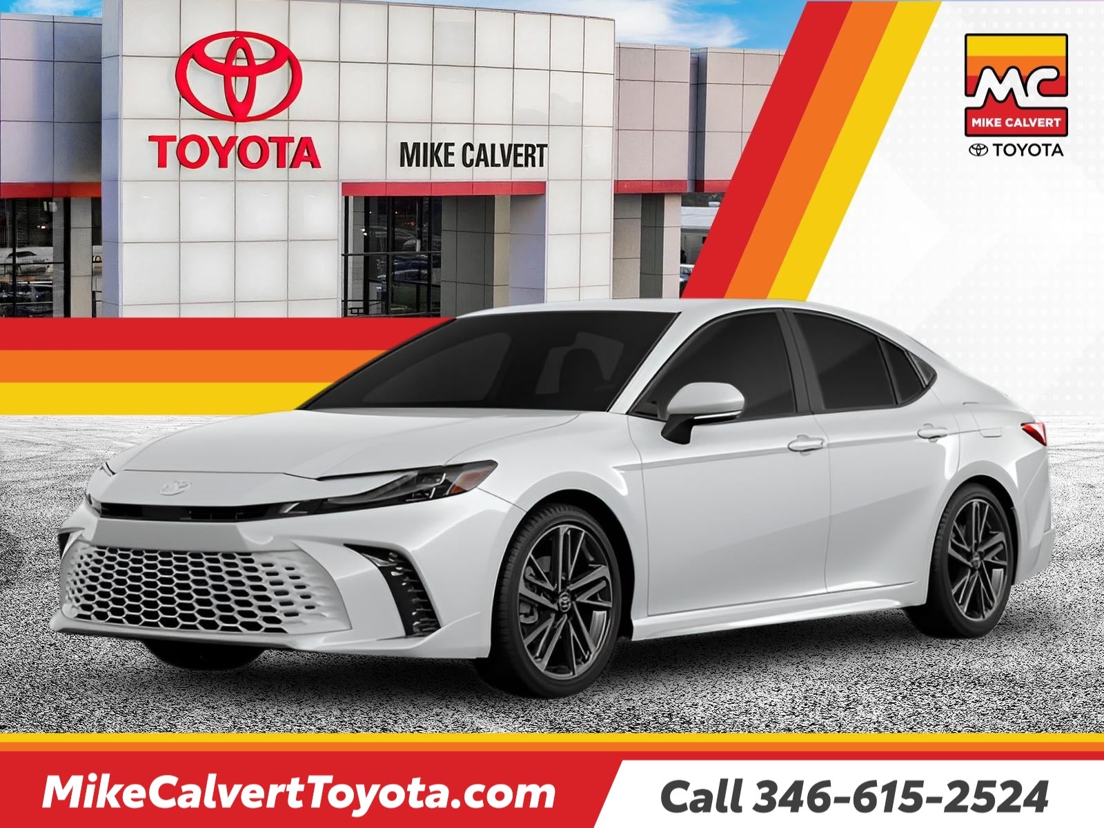 White (Wind Chill Pearl) 2026 Toyota Camry Sedan Front-Wheel Drive Continuously Variable Transmission