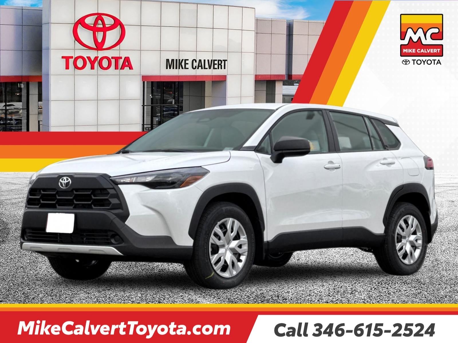 White (Wind Chill Pearl) 2026 Toyota Corolla Cross SUV / Crossover Front-Wheel Drive Continuously Variable Transmission