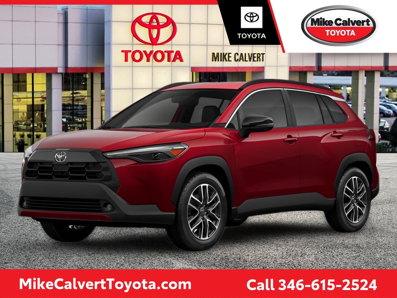 Soul Red Crystal 2026 Toyota Corolla Cross SUV / Crossover Front-Wheel Drive Continuously Variable Transmission