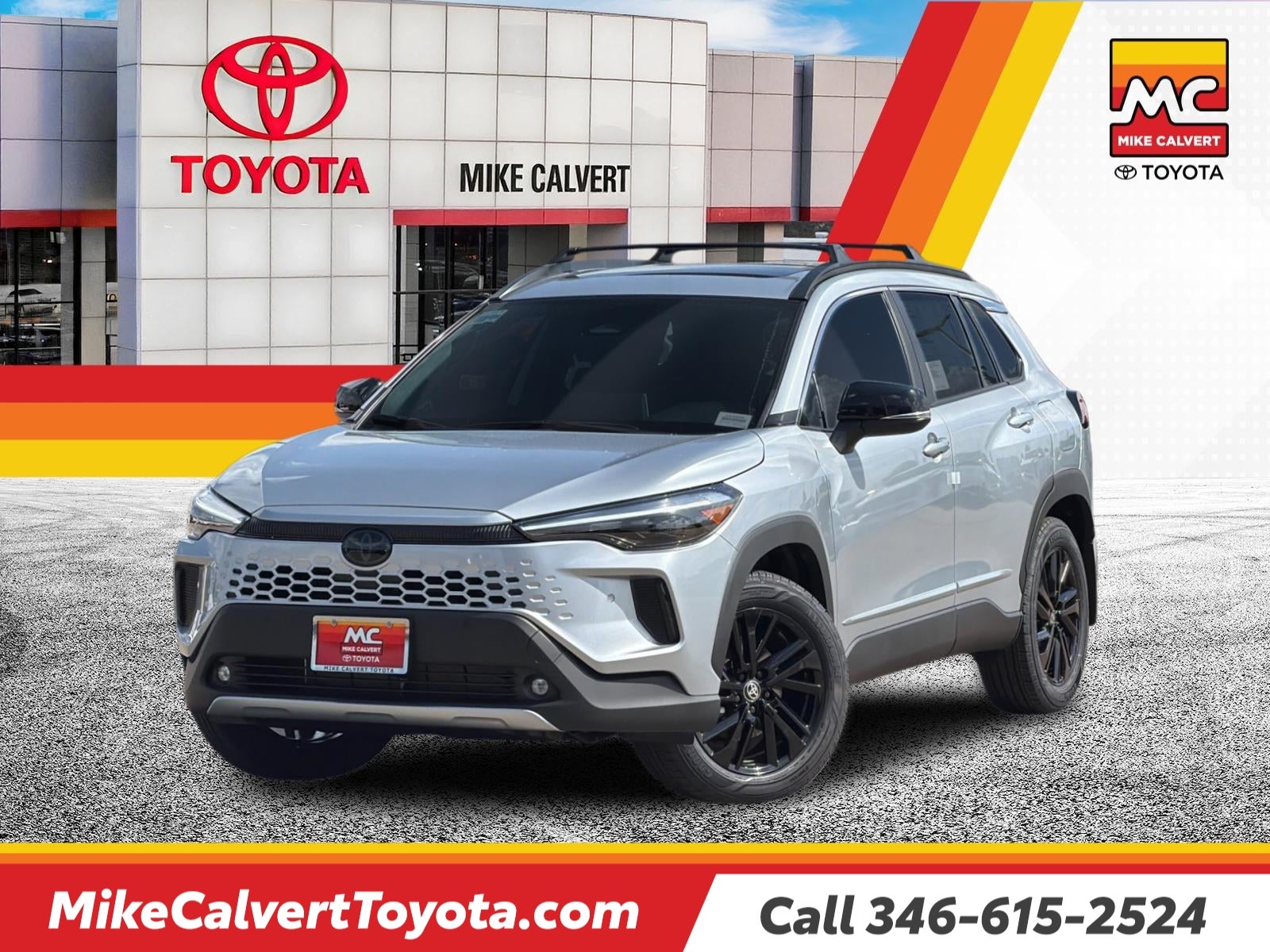 Sonic Silver 2026 Toyota Corolla Cross Hybrid SUV / Crossover All-Wheel Drive Continuously Variable Transmission