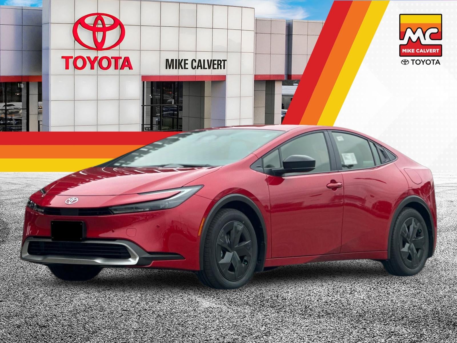 Red 2026 Toyota Prius Plug-In Hybrid Hatchback Front-Wheel Drive Continuously Variable Transmission