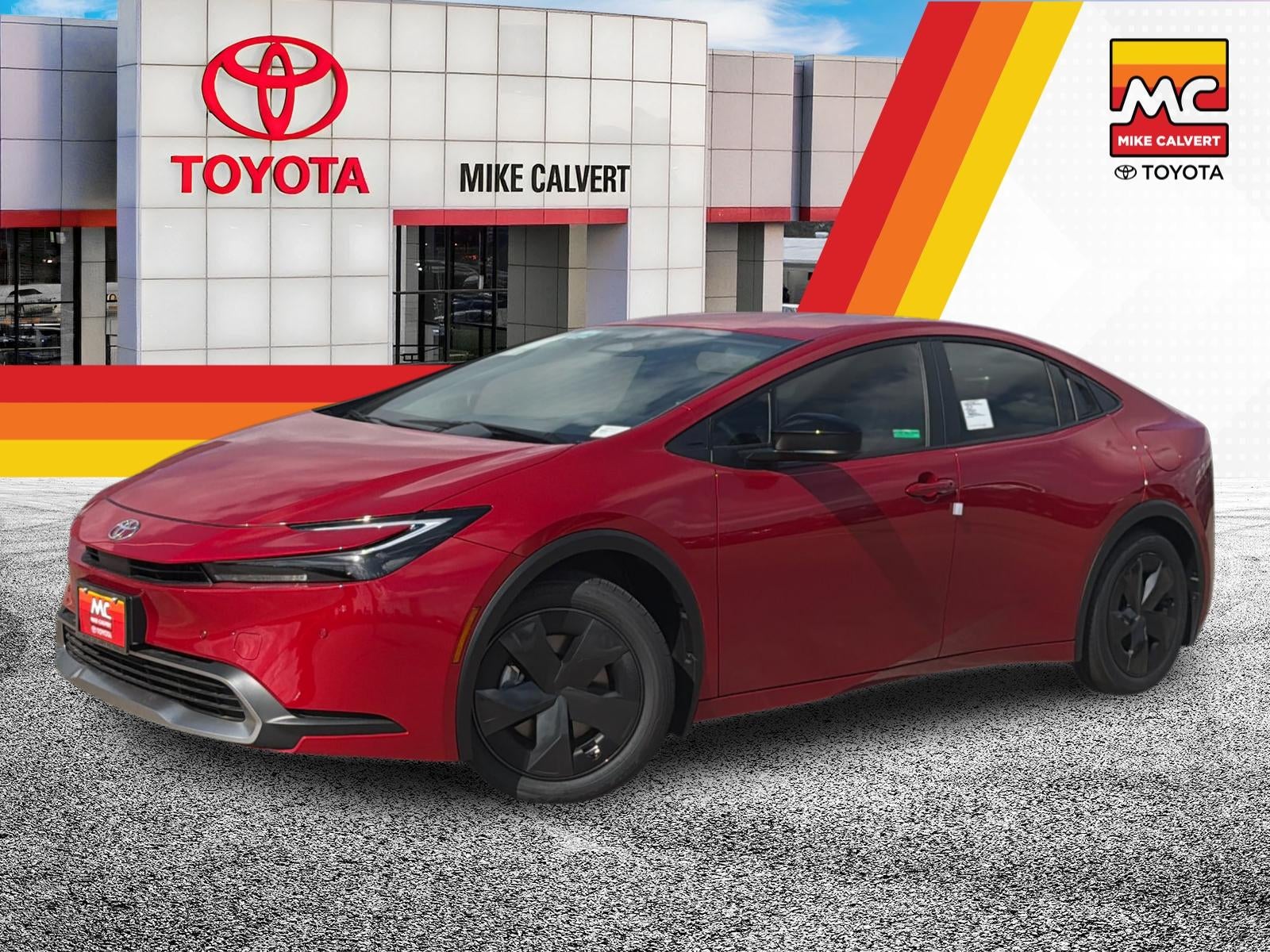 Red 2026 Toyota Prius Plug-In Hybrid Hatchback Front-Wheel Drive Continuously Variable Transmission