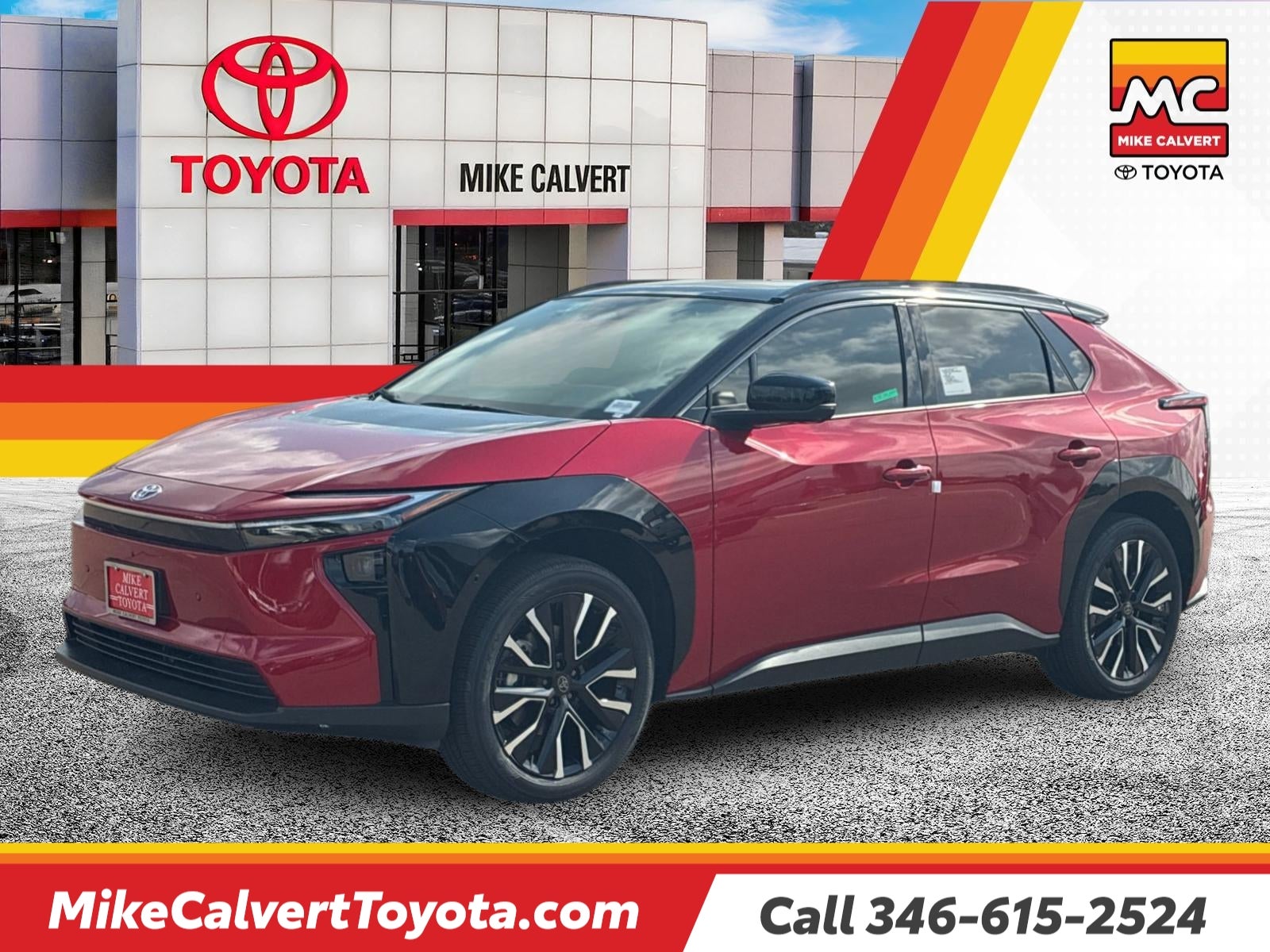 Supersonic Red With Midnight Black Metallic Roof 2026 Toyota bZ SUV / Crossover Front-Wheel Drive 1-Speed Automatic