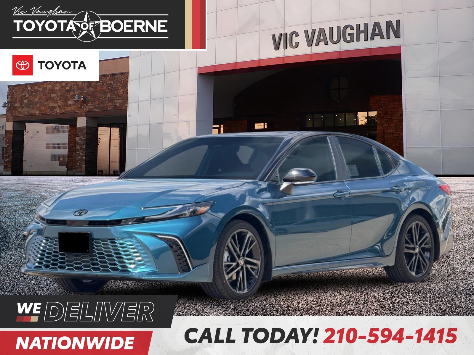 Ocean Gem With Midnight Black Metallic Roof 2026 Toyota Camry Sedan Front-Wheel Drive Continuously Variable Transmission