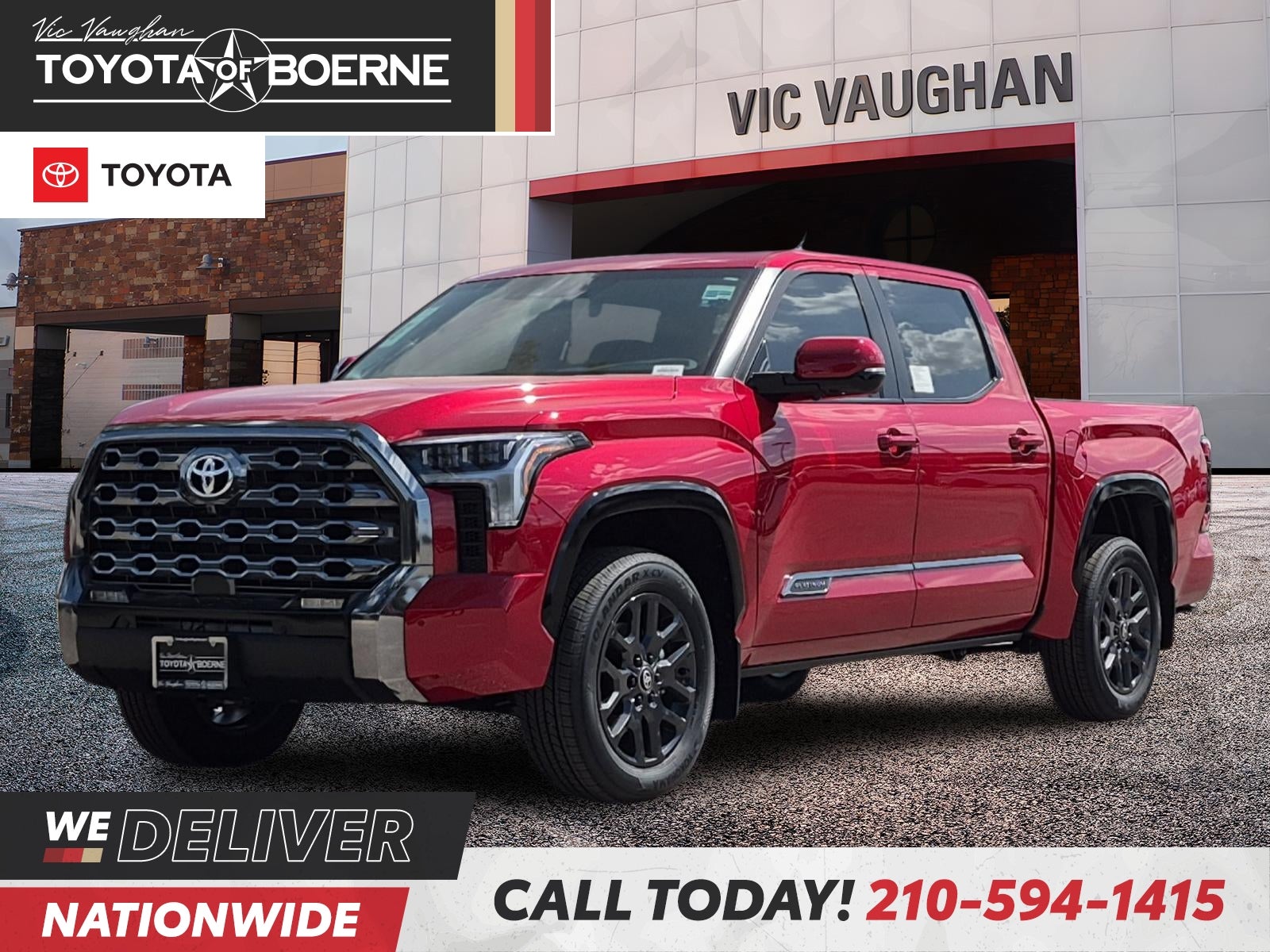 Supersonic Red 2026 Toyota Tundra Pickup Truck Four-Wheel Drive Automatic