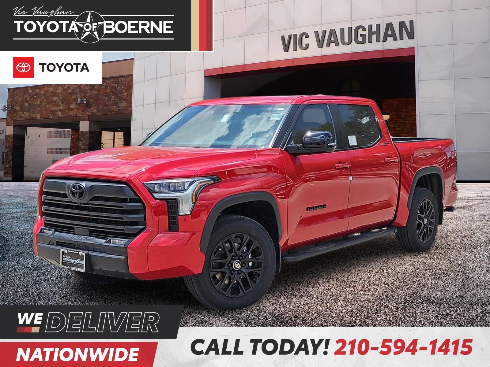 Supersonic Red 2026 Toyota Tundra Pickup Truck Four-Wheel Drive Automatic