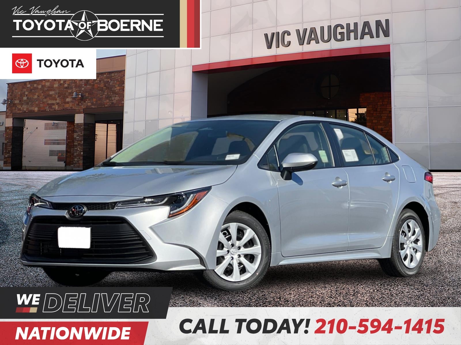Classic Silver Metallic 2026 Toyota Corolla Sedan Front-Wheel Drive Continuously Variable Transmission