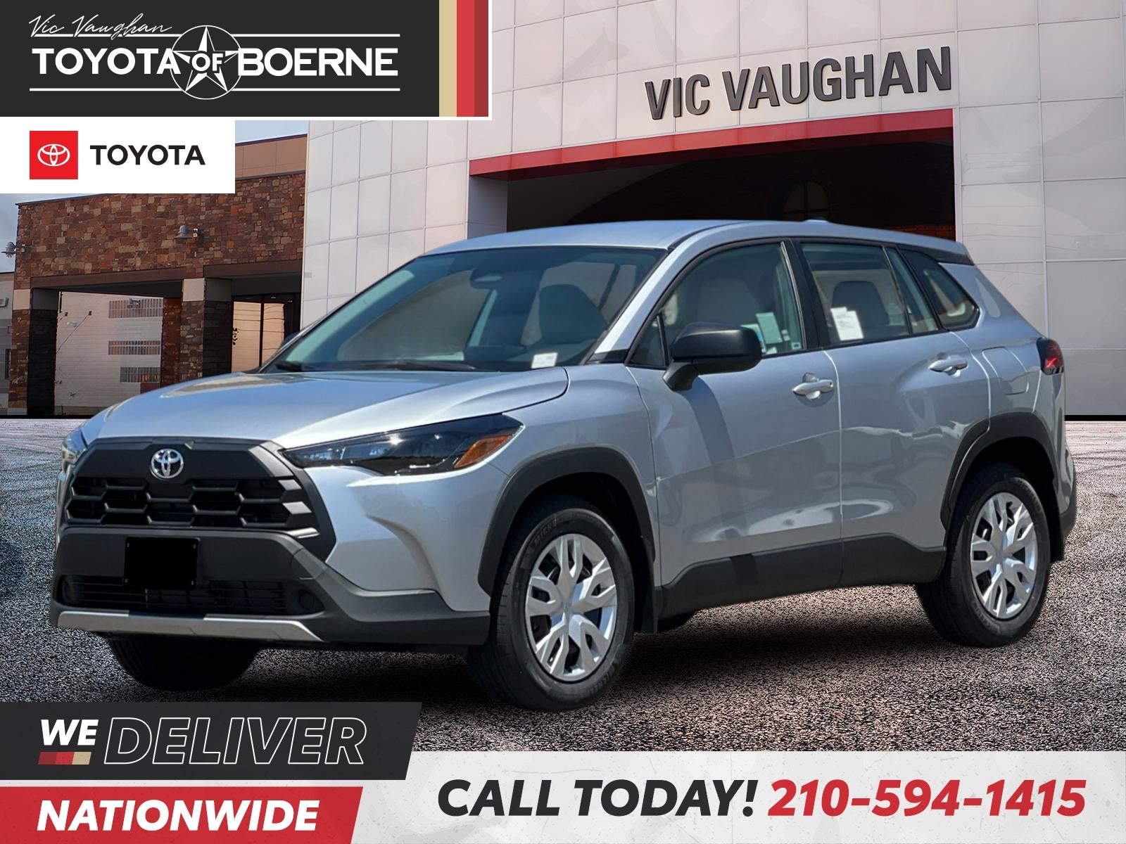 Sonic Silver 2026 Toyota Corolla Cross SUV / Crossover Front-Wheel Drive Continuously Variable Transmission