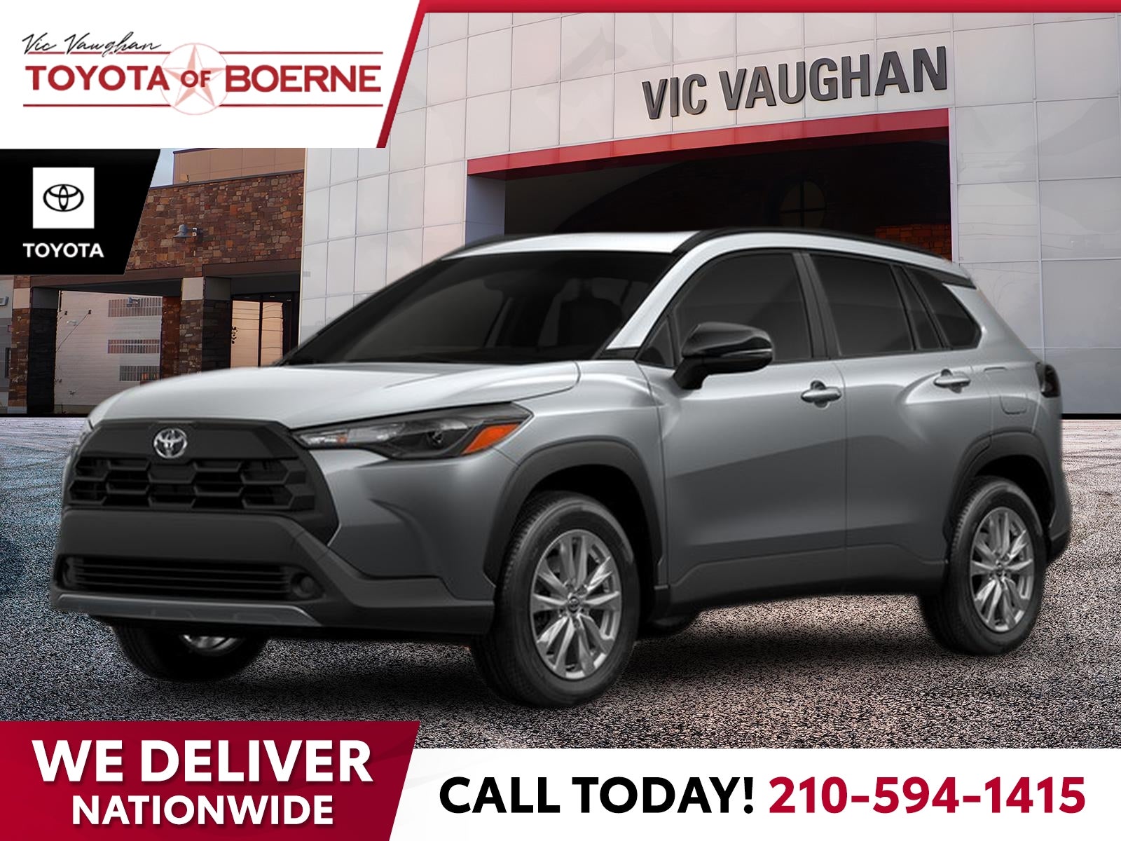 Sonic Silver 2026 Toyota Corolla Cross SUV / Crossover Front-Wheel Drive Continuously Variable Transmission