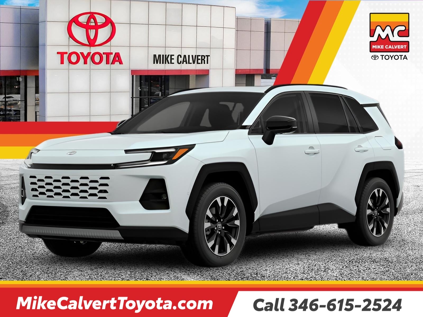 White (Wind Chill Pearl) 2026 Toyota RAV4 SUV / Crossover All-Wheel Drive Continuously Variable Transmission