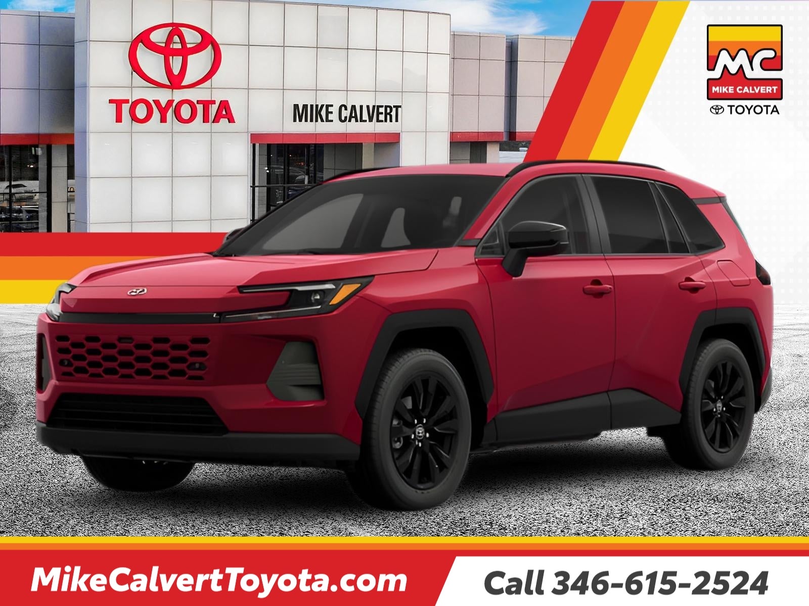 Red (Ruby Flare Pearl) 2026 Toyota RAV4 SUV / Crossover Front-Wheel Drive Continuously Variable Transmission