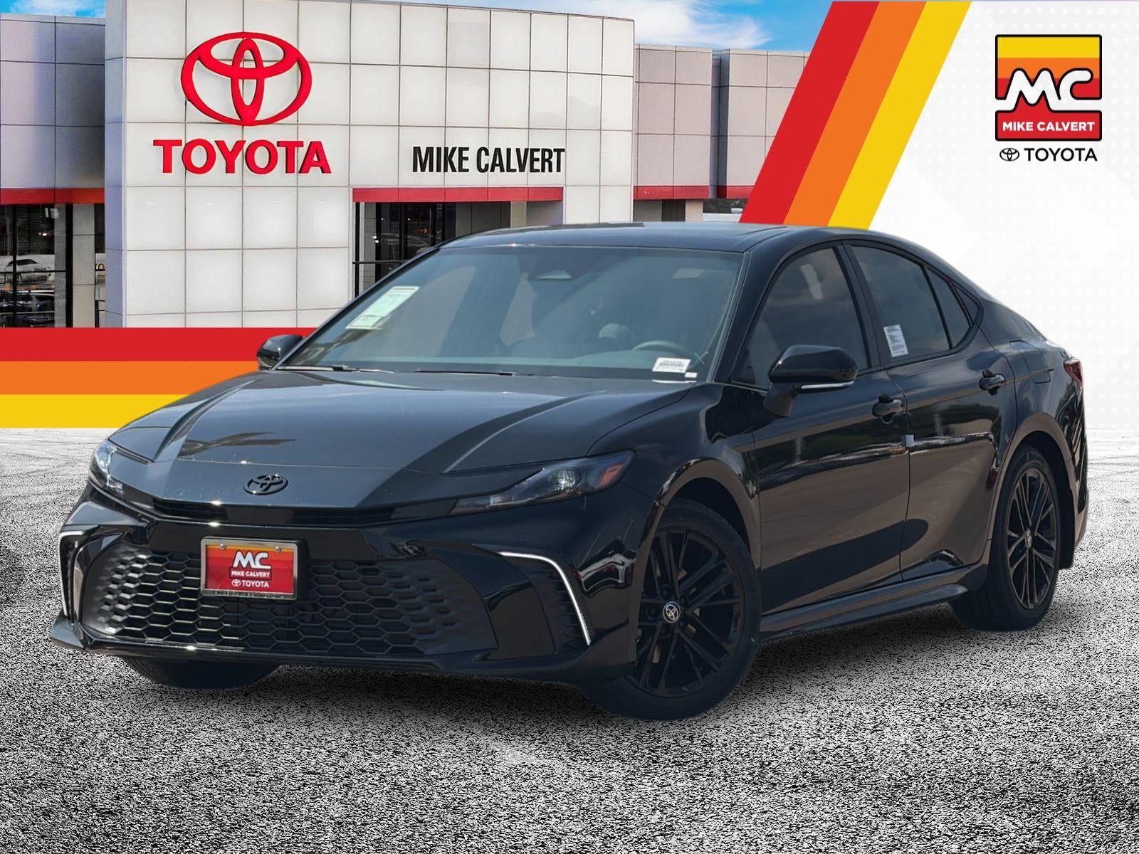 Midnight Black Metallic 2026 Toyota Camry Sedan Front-Wheel Drive Continuously Variable Transmission