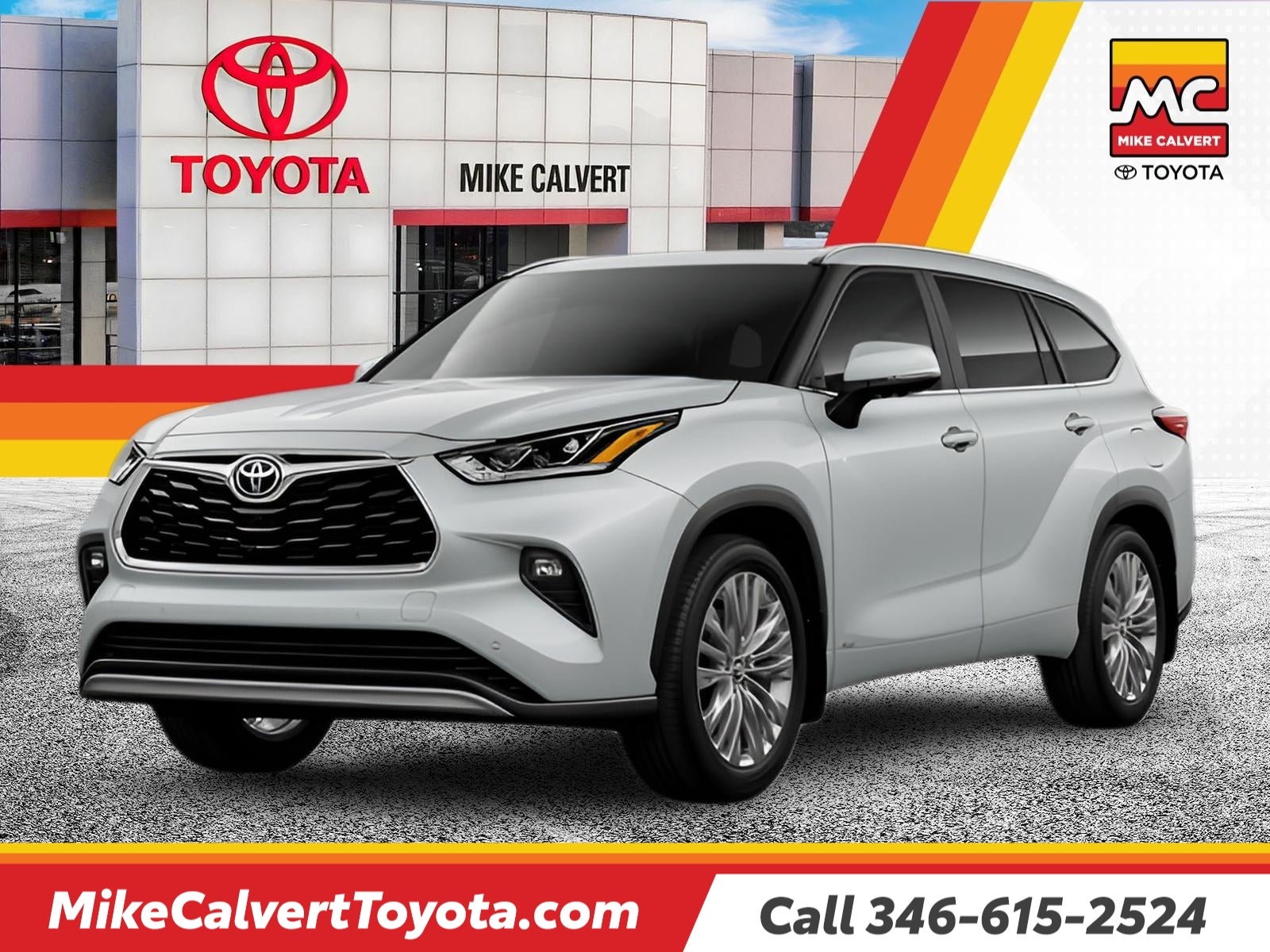 White (Wind Chill Pearl) 2026 Toyota Highlander Hybrid SUV / Crossover All-Wheel Drive Continuously Variable Transmission