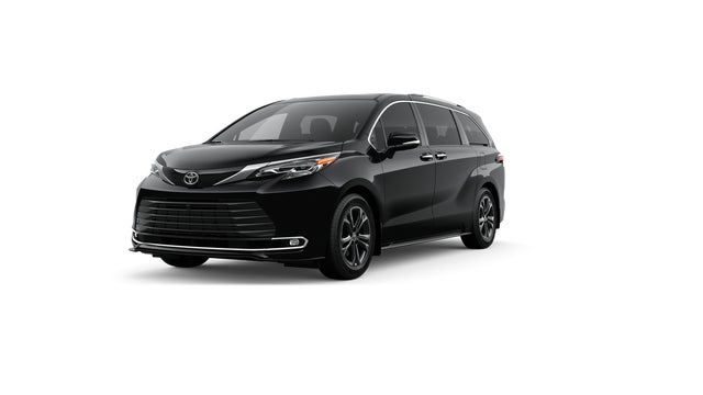 Midnight Black Metallic 2026 Toyota Sienna Minivan All-Wheel Drive Continuously Variable Transmission