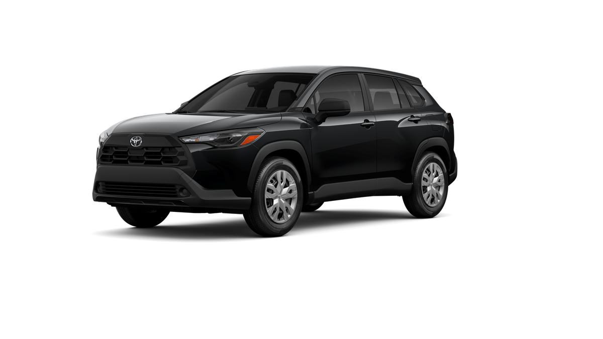 Jet Black 2026 Toyota Corolla Cross SUV / Crossover Front-Wheel Drive Continuously Variable Transmission