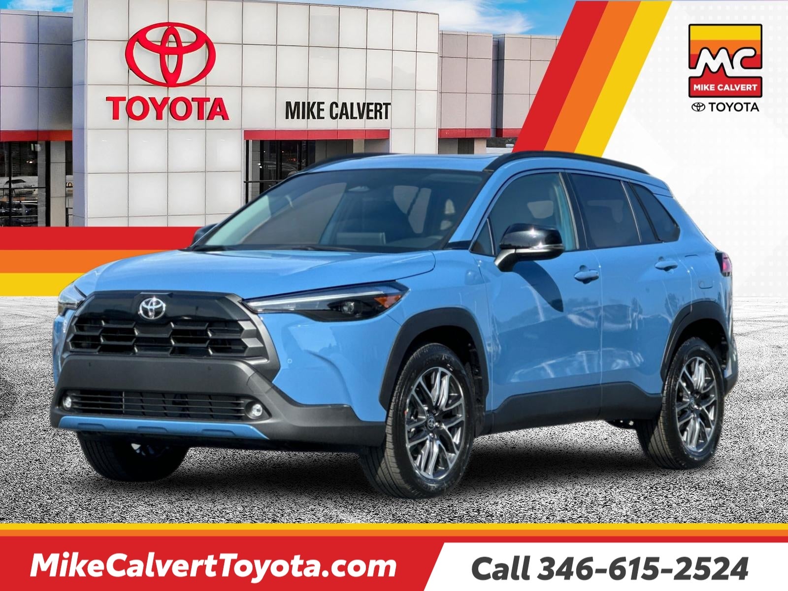 Cavalry Blue 2026 Toyota Corolla Cross SUV / Crossover Front-Wheel Drive Continuously Variable Transmission