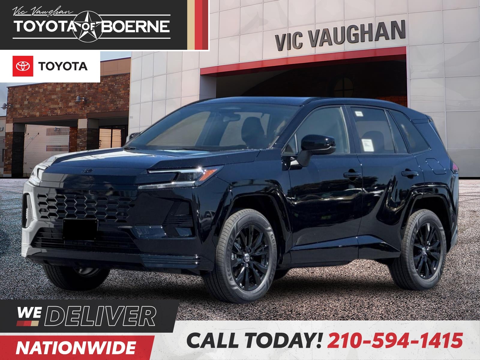 Midnight Black Metallic 2026 Toyota RAV4 SUV / Crossover Front-Wheel Drive Continuously Variable Transmission