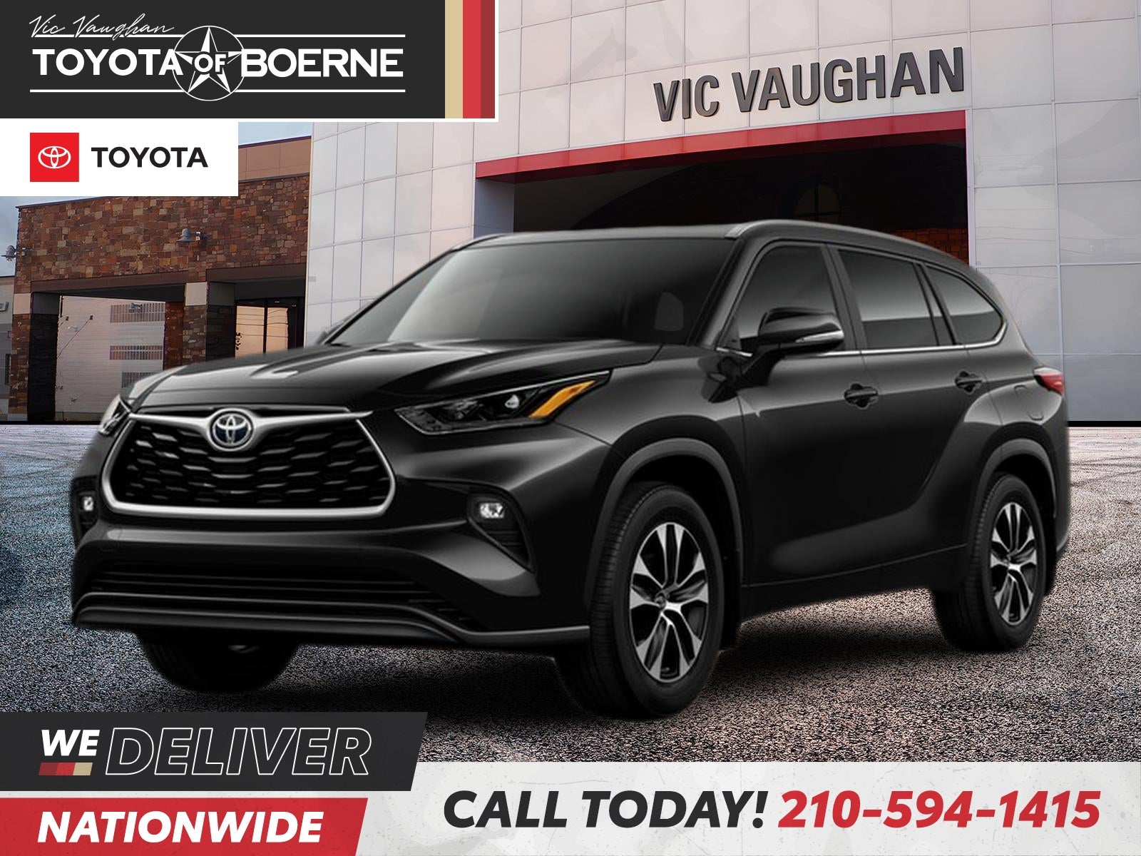 Midnight Black Metallic 2026 Toyota Highlander SUV / Crossover All-Wheel Drive 8-Speed Dual Clutch