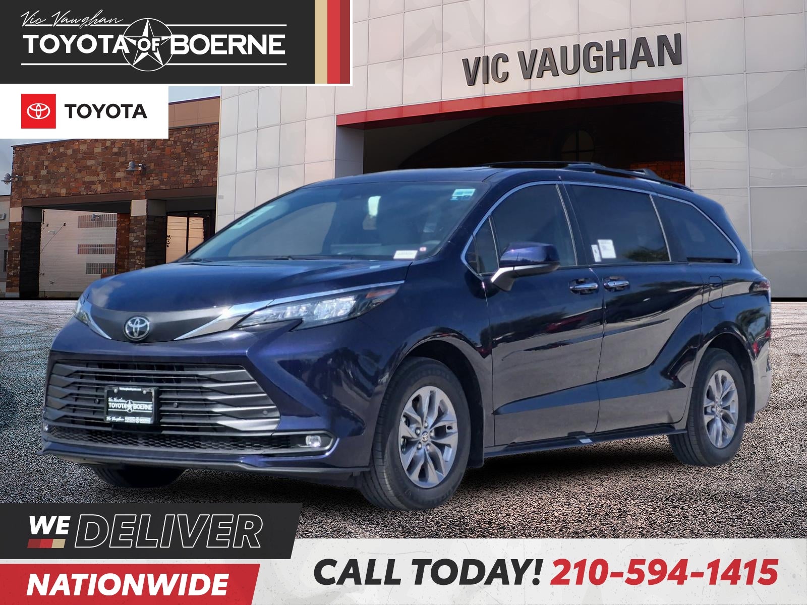 Blueprint 2026 Toyota Sienna Minivan Front-Wheel Drive Continuously Variable Transmission