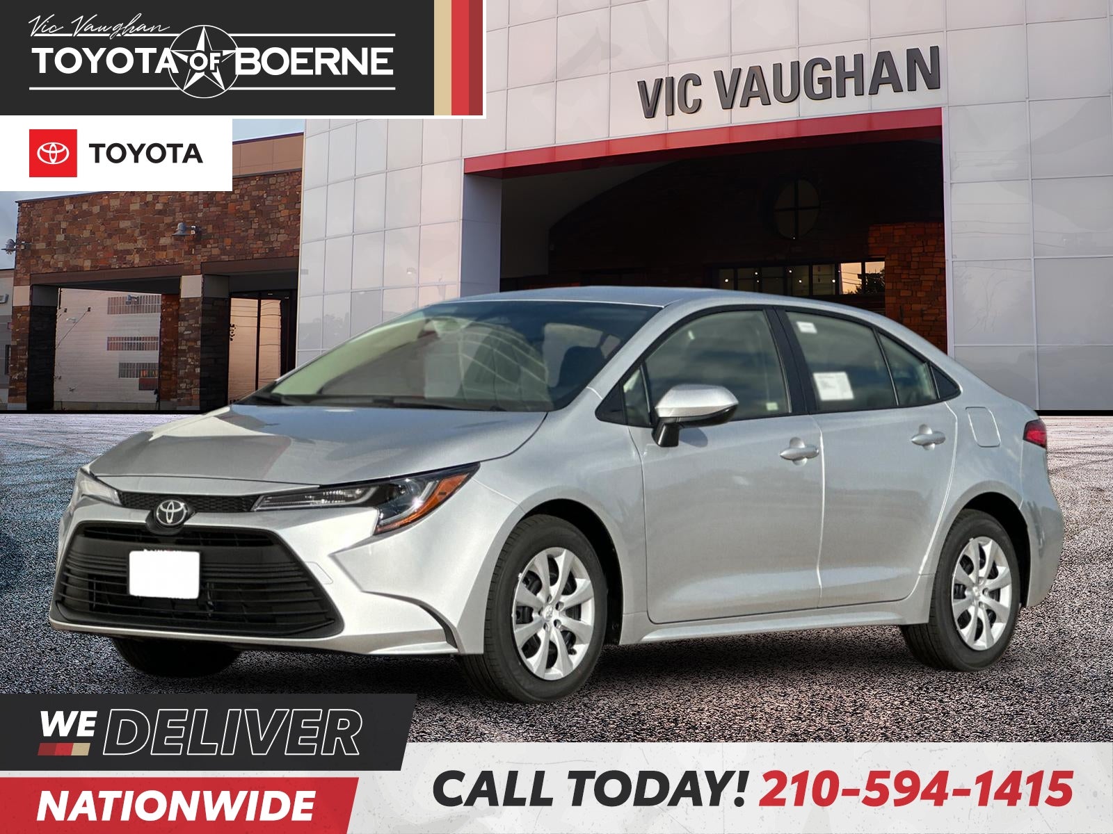 Classic Silver Metallic 2026 Toyota Corolla Sedan Front-Wheel Drive Continuously Variable Transmission