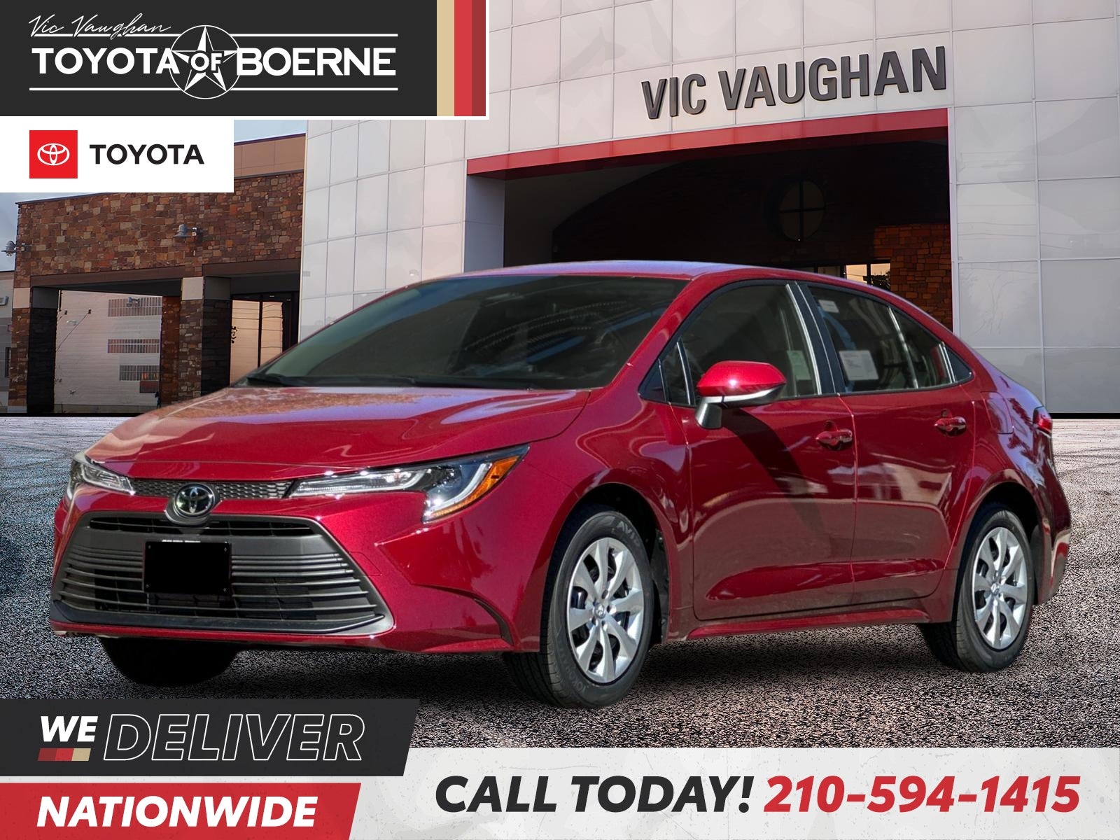 Red (Ruby Flare Pearl) 2027 Toyota Corolla Sedan Front-Wheel Drive Continuously Variable Transmission