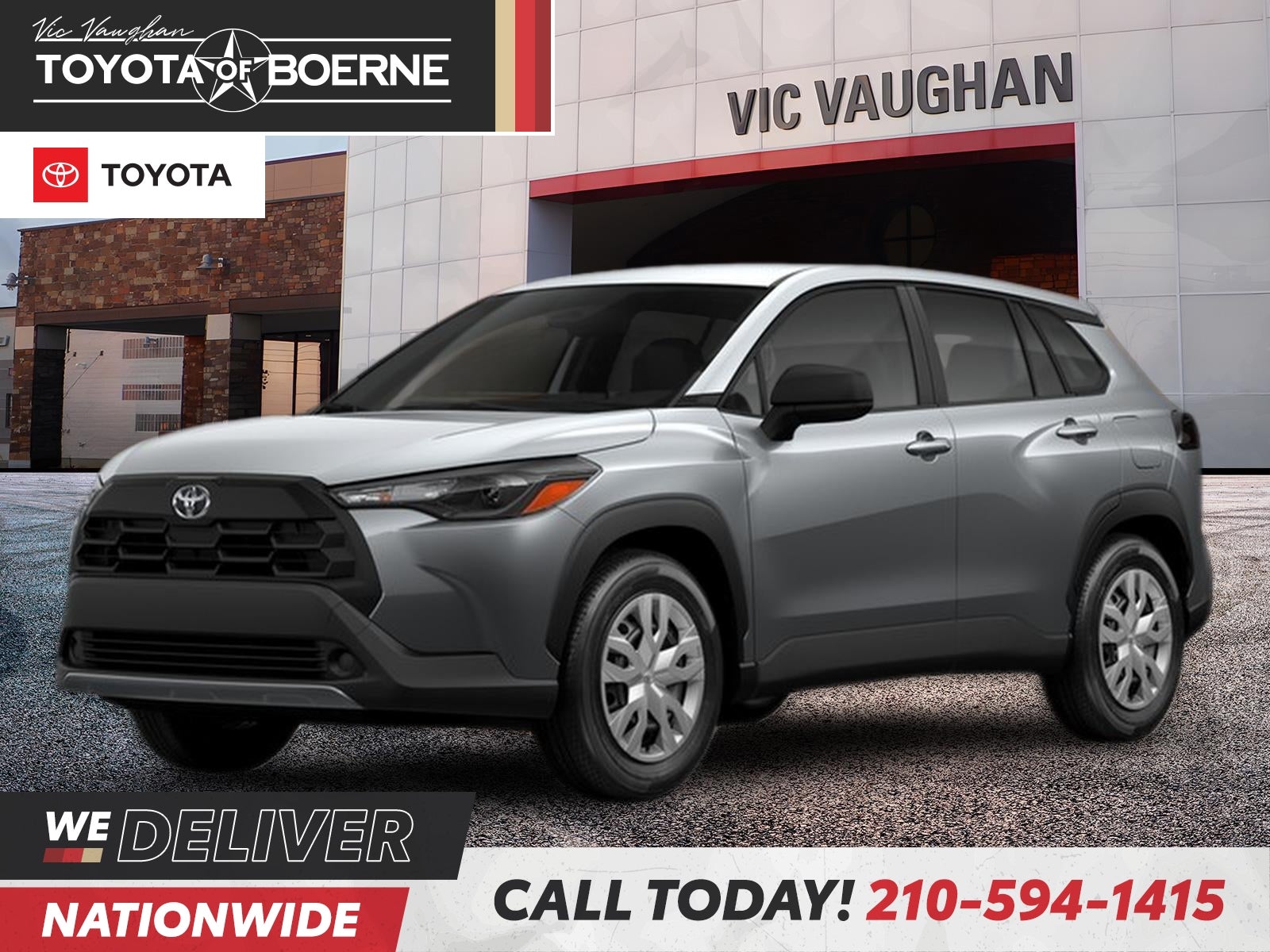 Sonic Silver 2026 Toyota Corolla Cross SUV / Crossover Front-Wheel Drive Continuously Variable Transmission