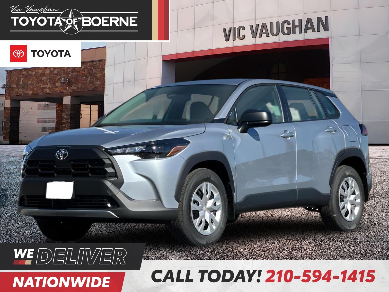Sonic Silver 2026 Toyota Corolla Cross SUV / Crossover Front-Wheel Drive Continuously Variable Transmission
