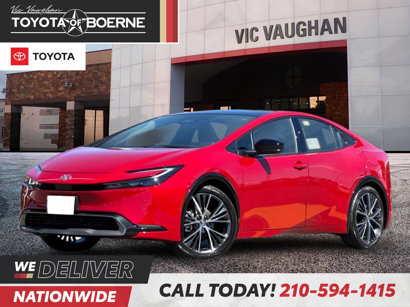 Supersonic Red 2026 Toyota Prius Hatchback Front-Wheel Drive Continuously Variable Transmission