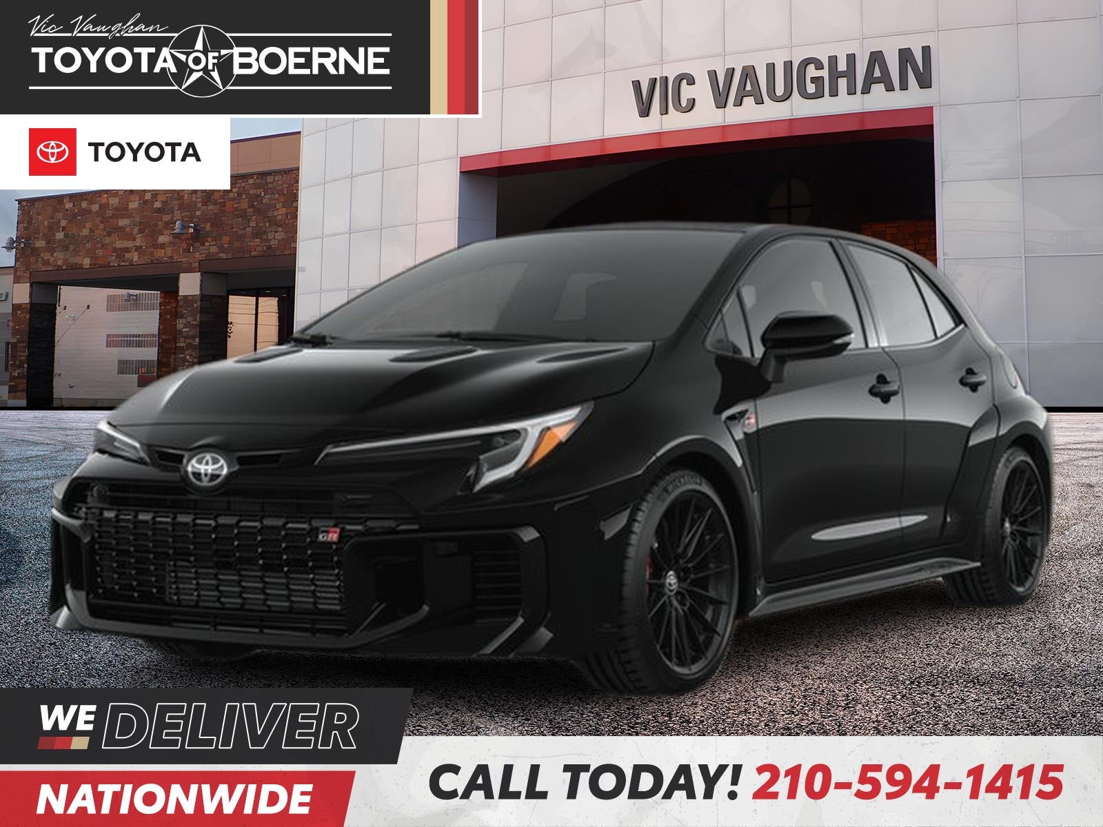 Black 2026 Toyota GR Corolla Hatchback All-Wheel Drive 6-Speed Manual