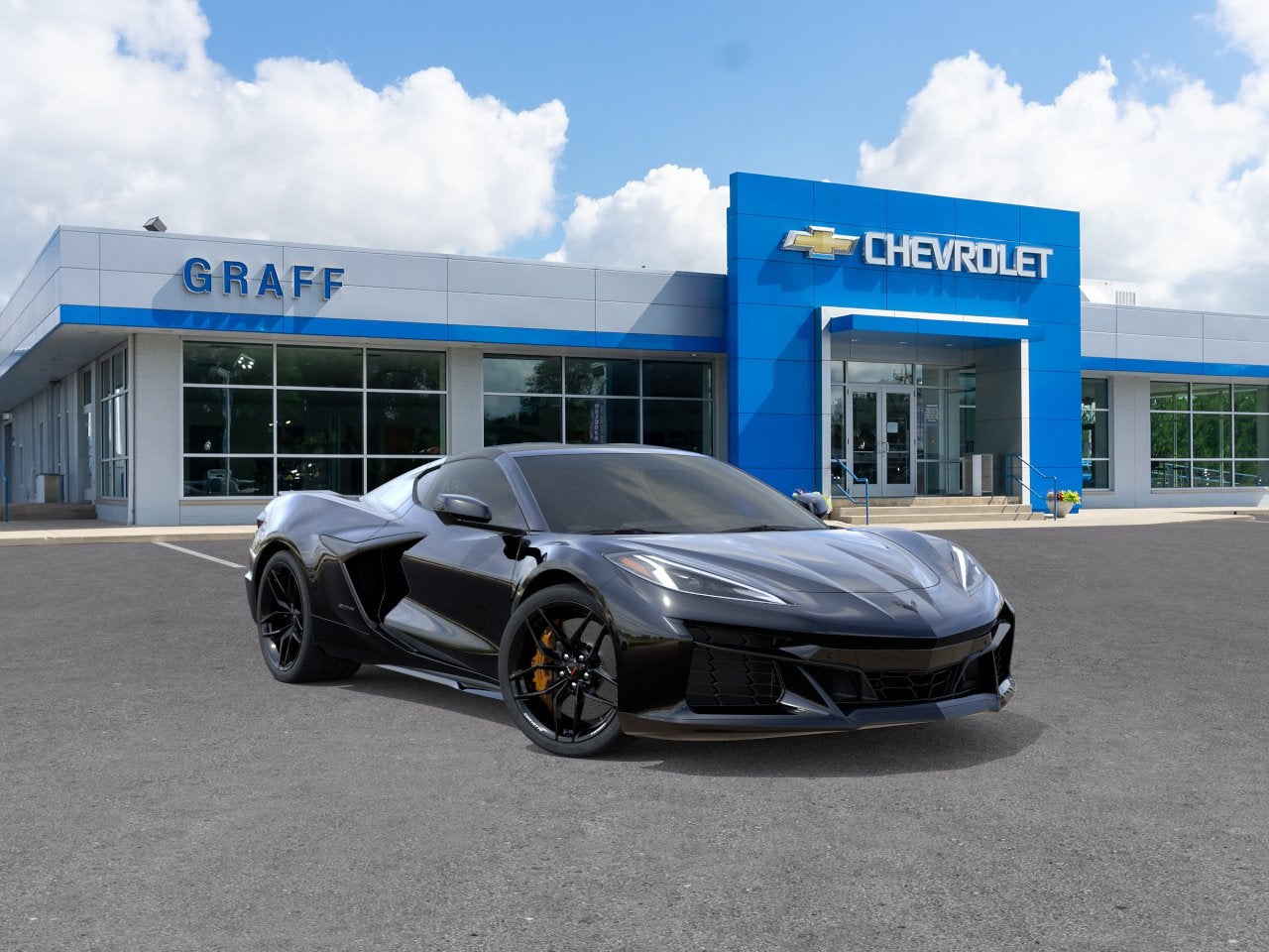 Black 2027 Chevrolet Corvette Coupe Rear-Wheel Drive Automatic