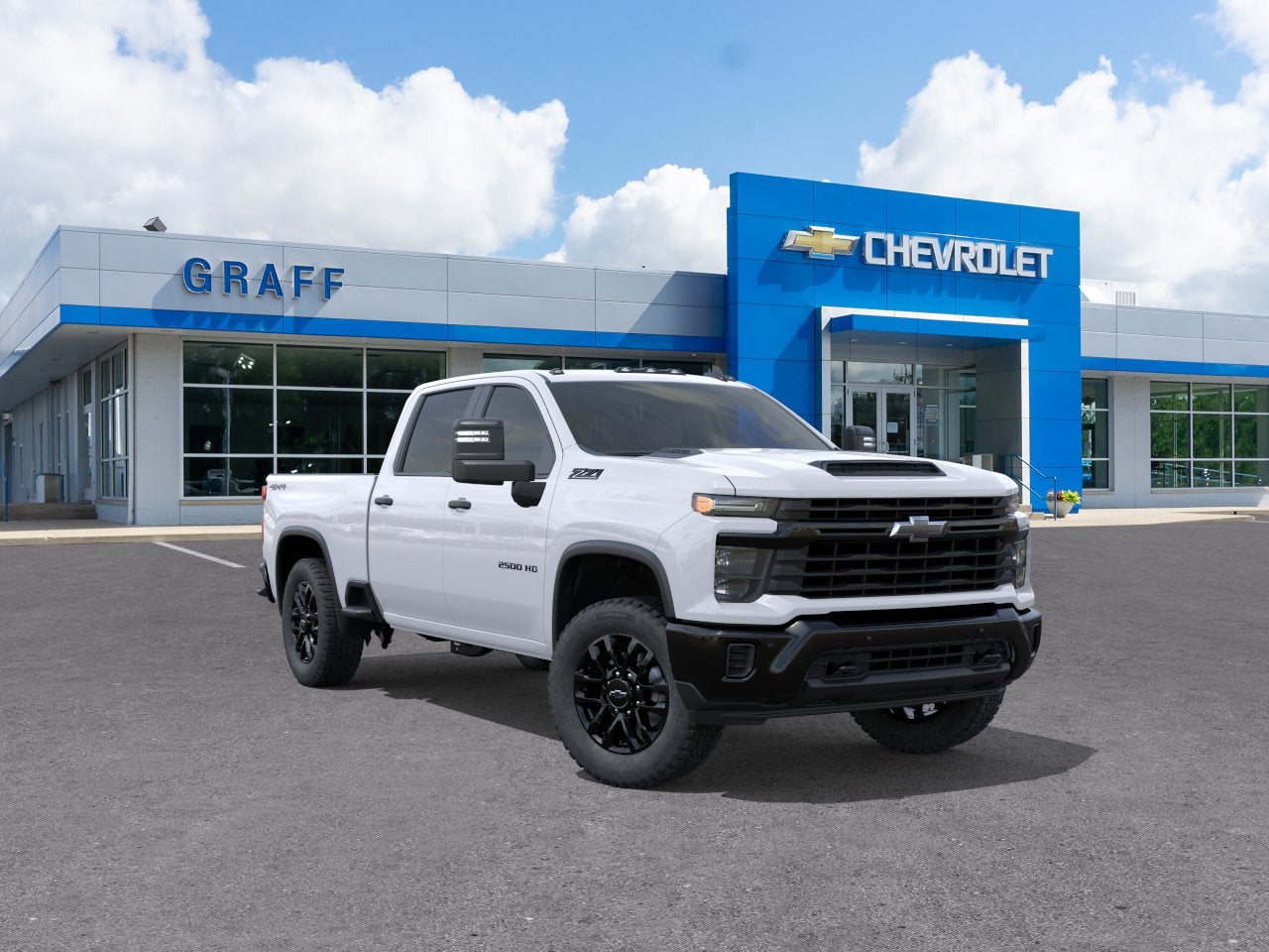 Summit White 2026 Chevrolet Silverado 2500HD Pickup Truck Four-Wheel Drive Automatic