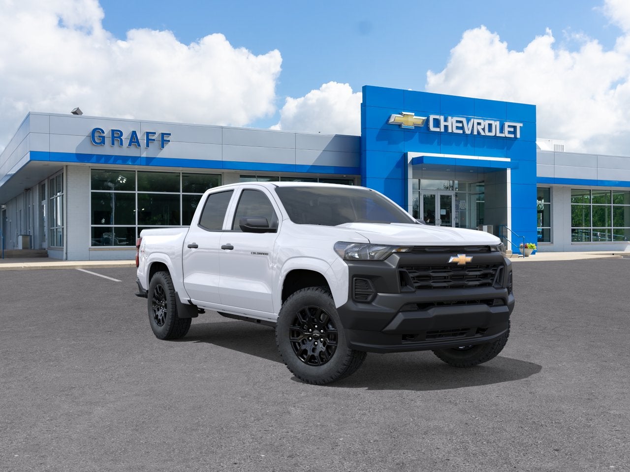 Summit White 2026 Chevrolet Colorado Pickup Truck Four-Wheel Drive Automatic