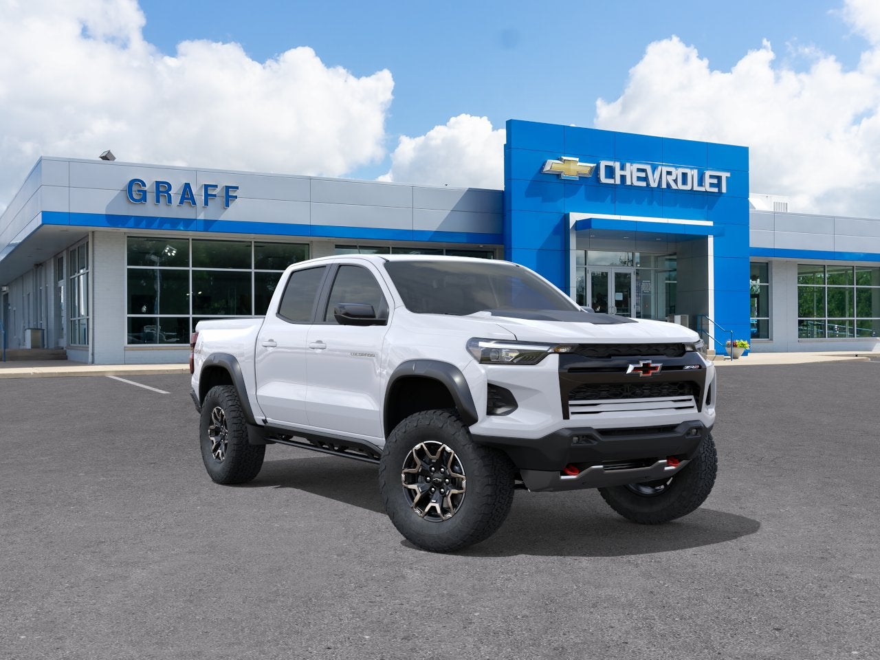 Summit White 2026 Chevrolet Colorado Pickup Truck Four-Wheel Drive Automatic