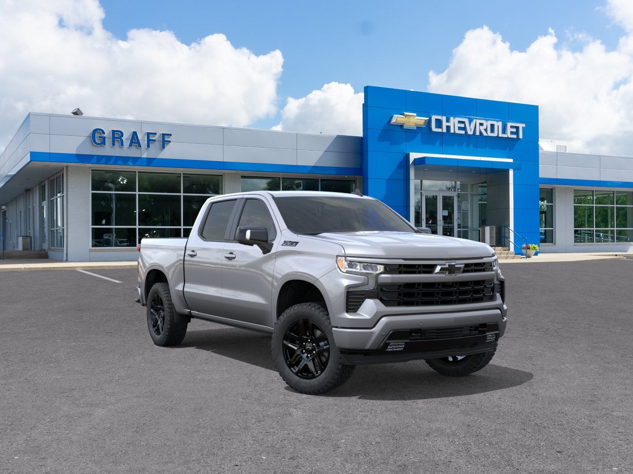 Sterling Gray Metallic 2026 Chevrolet Silverado 1500 Pickup Truck Four-Wheel Drive Automatic