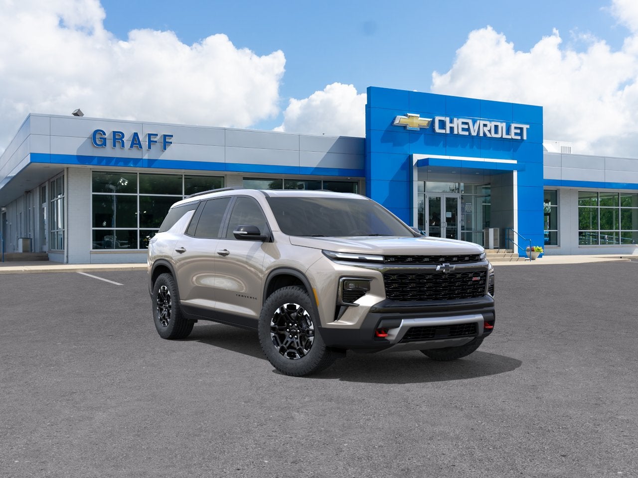 Sandstone Gray 2027 Chevrolet Traverse SUV / Crossover Four-Wheel Drive Automatic