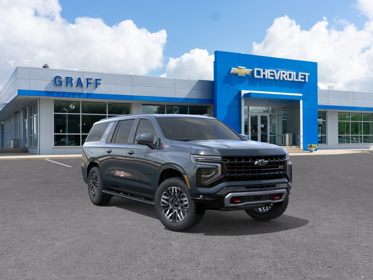 Cypress Gray 2026 Chevrolet Suburban SUV / Crossover Four-Wheel Drive Automatic