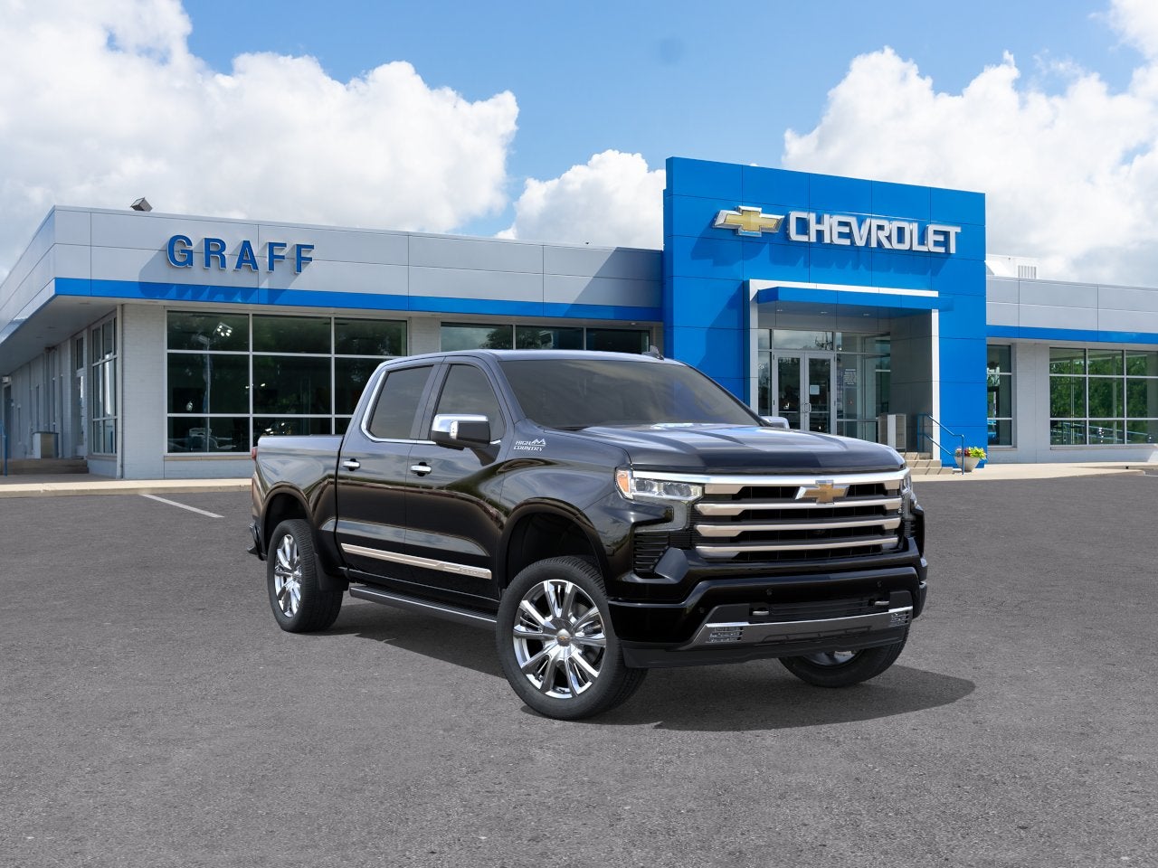 Black 2026 Chevrolet Silverado 1500 Pickup Truck Four-Wheel Drive Automatic