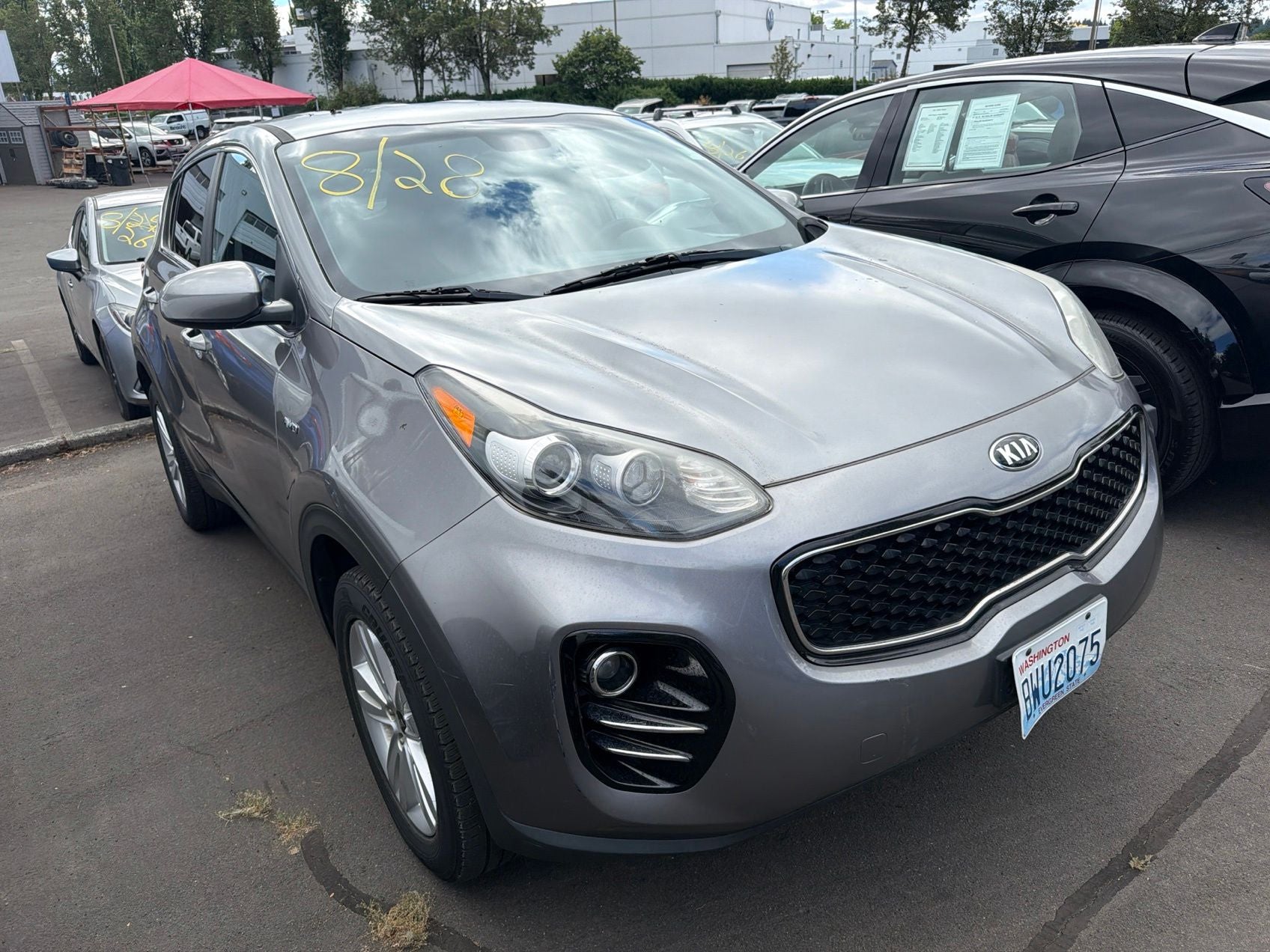 Mineral Silver 2017 Kia Sportage SUV / Crossover All-Wheel Drive 6-Speed Automatic