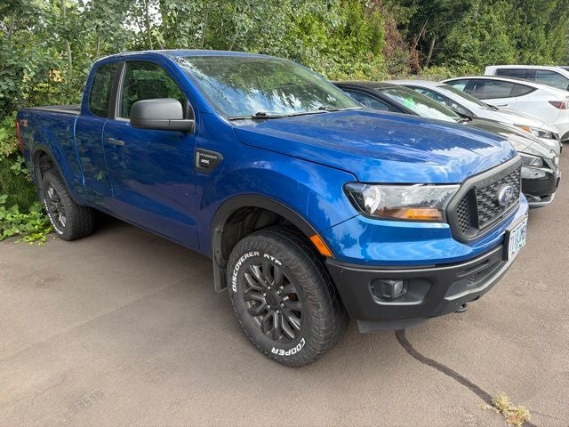 Lightning Blue Metallic 2020 Ford Ranger Pickup Truck Four-Wheel Drive Automatic