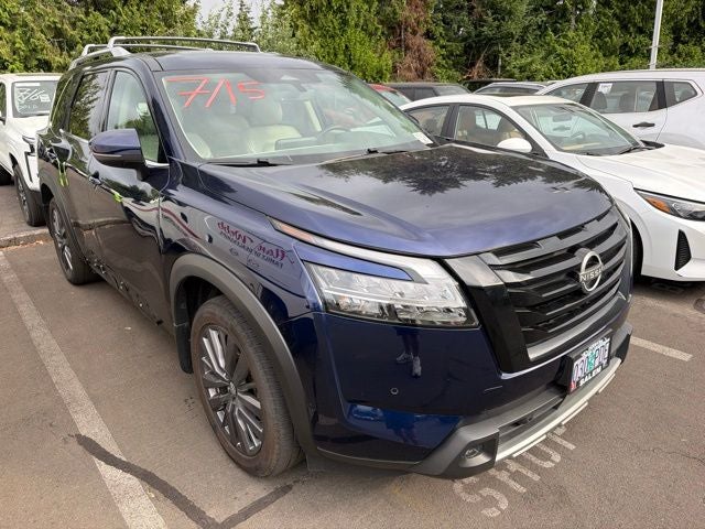 Deep Ocean Blue Pearl 2023 Nissan Pathfinder SUV / Crossover All-Wheel Drive 9-Speed Automatic