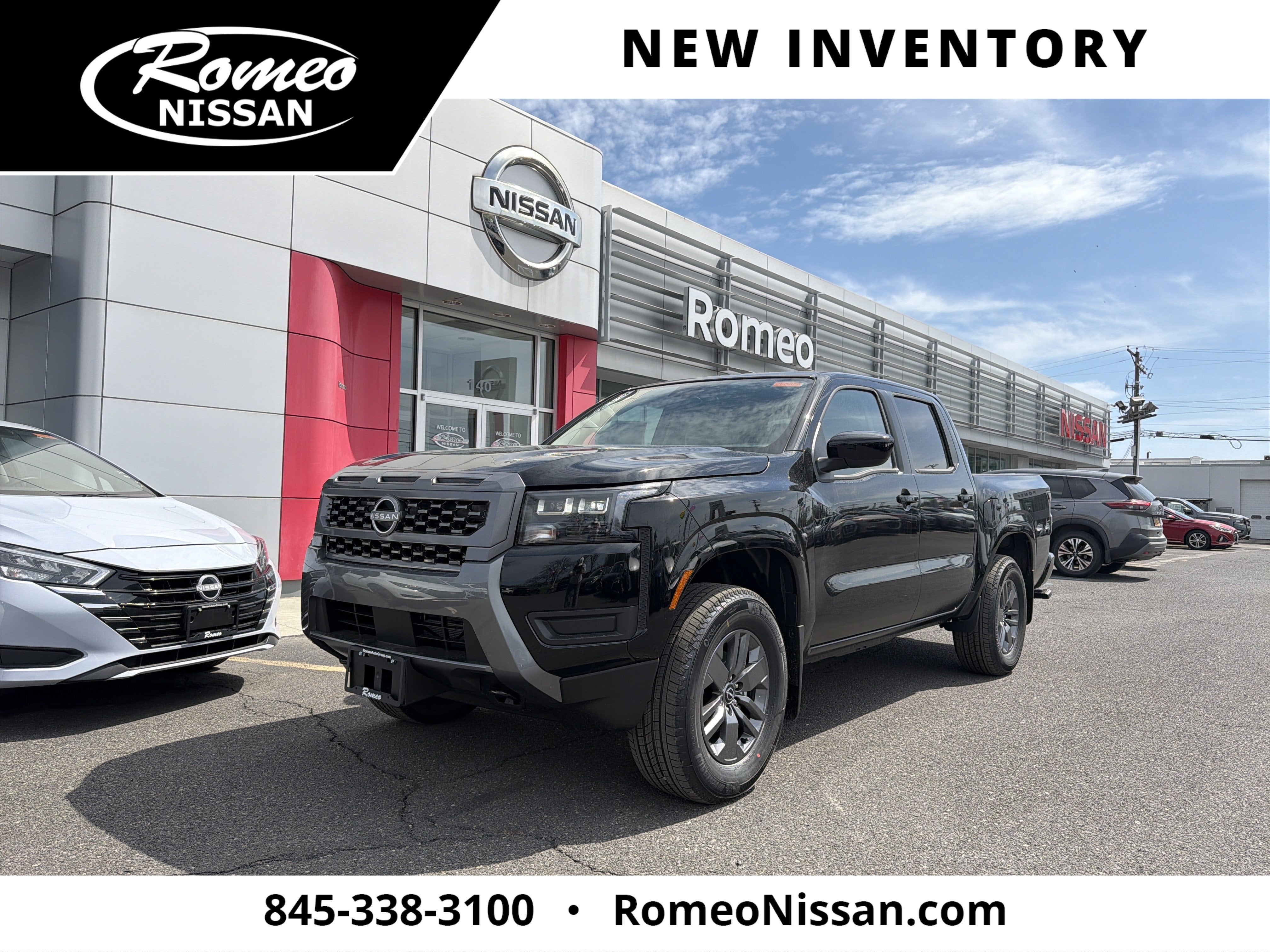 Super Black 2026 Nissan Frontier Pickup Truck Four-Wheel Drive Automatic