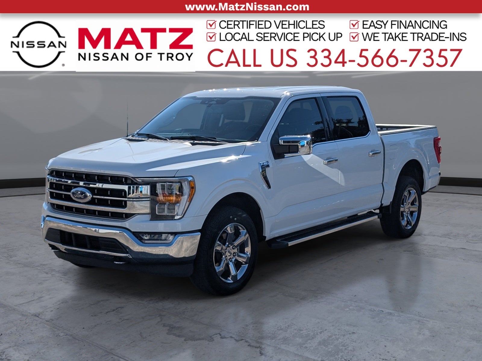 Oxford White 2023 Ford F-150 Pickup Truck Four-Wheel Drive Automatic