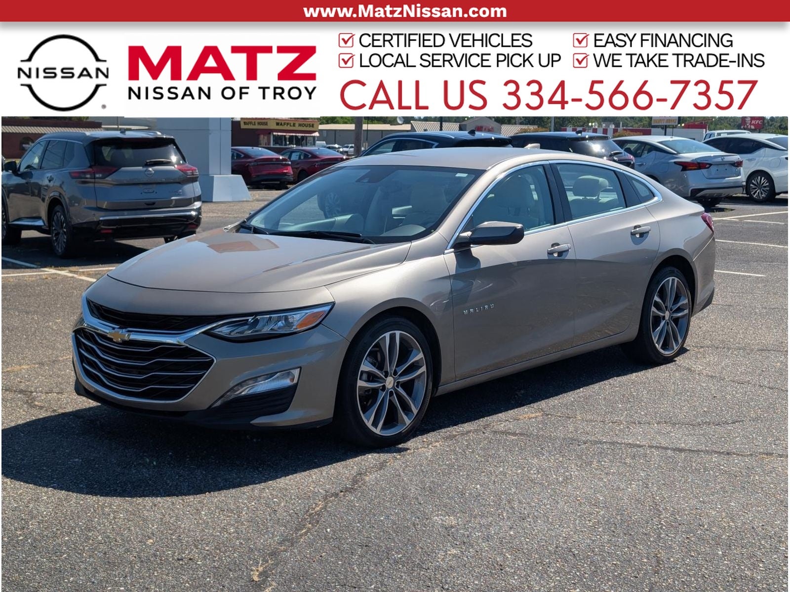 Mineral Gray Metallic 2024 Chevrolet Malibu Sedan Front-Wheel Drive Continuously Variable Transmission