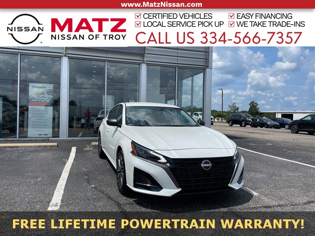 Pearl White Tricoat 2026 Nissan Altima Sedan Front-Wheel Drive Continuously Variable Transmission