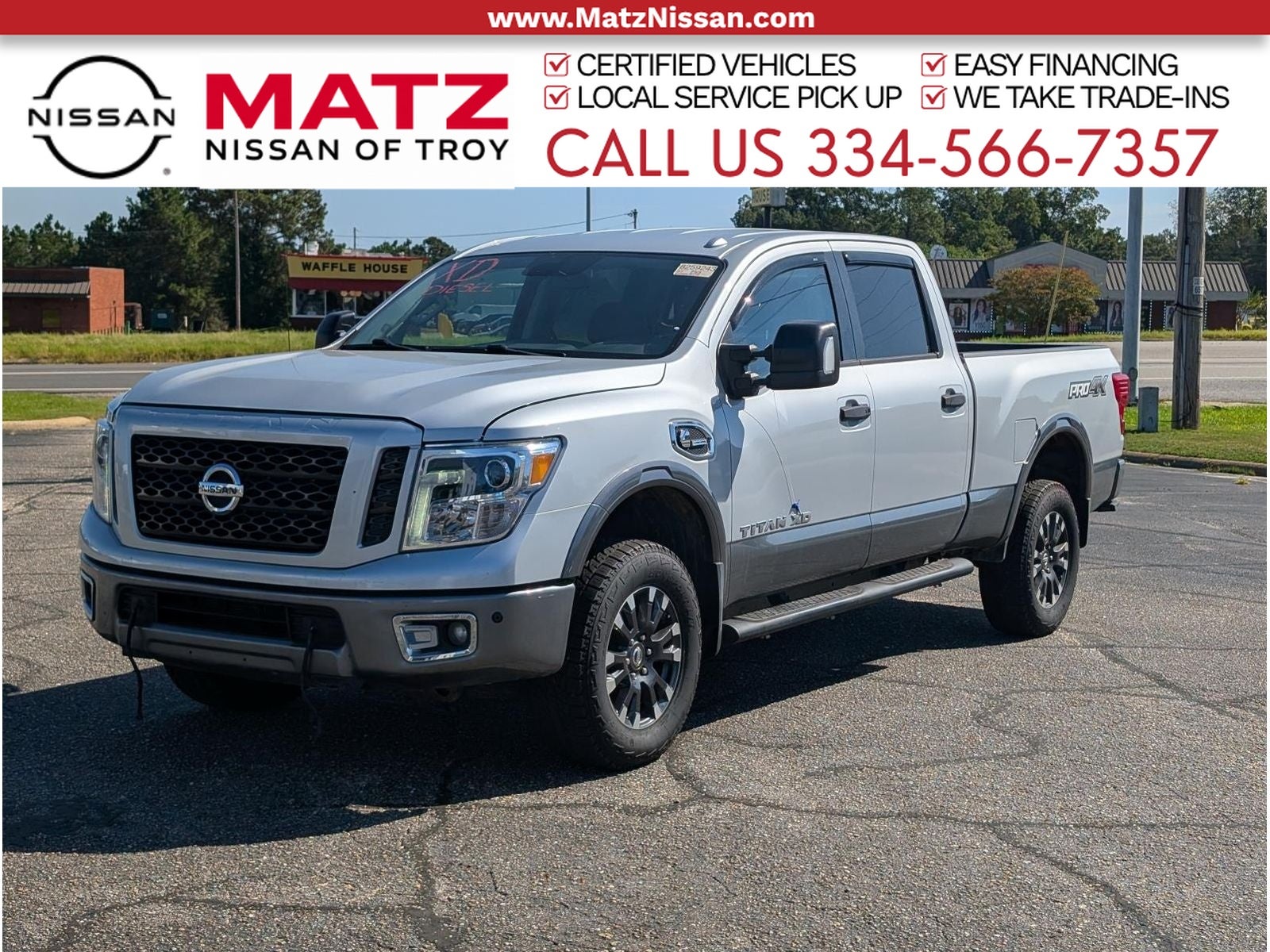  2018 Nissan Titan XD PRO-4X Crew Cab 4WD   
