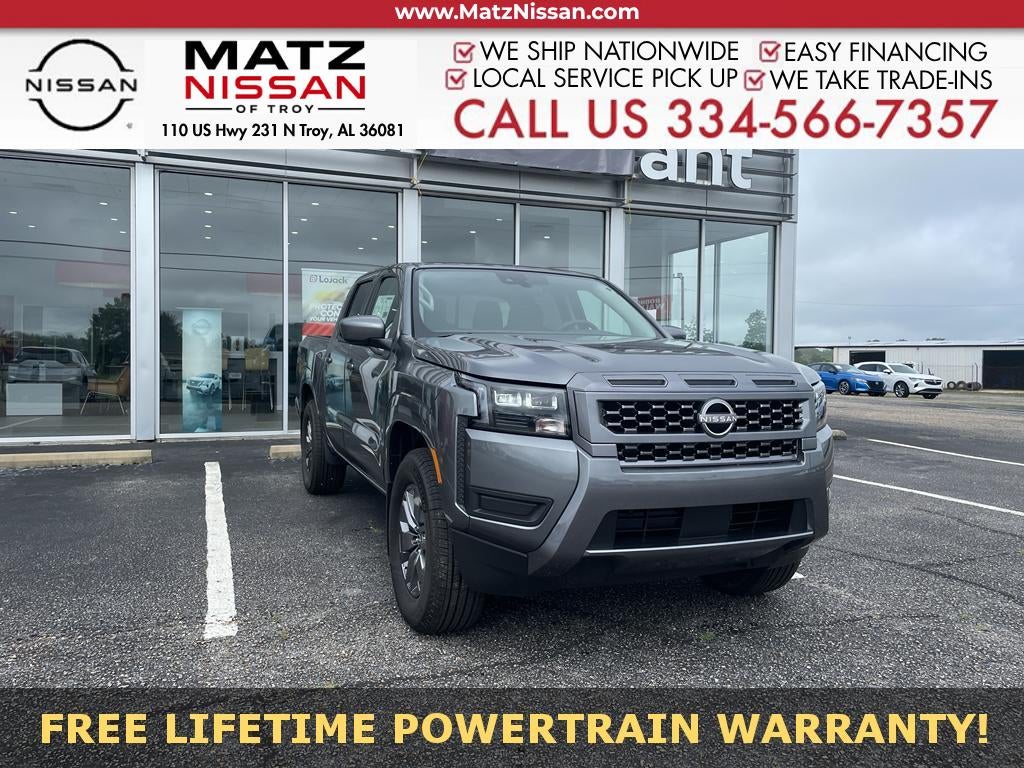 Gray (Gun Metallic) 2026 Nissan Frontier Pickup Truck 4X2 9-Speed Automatic
