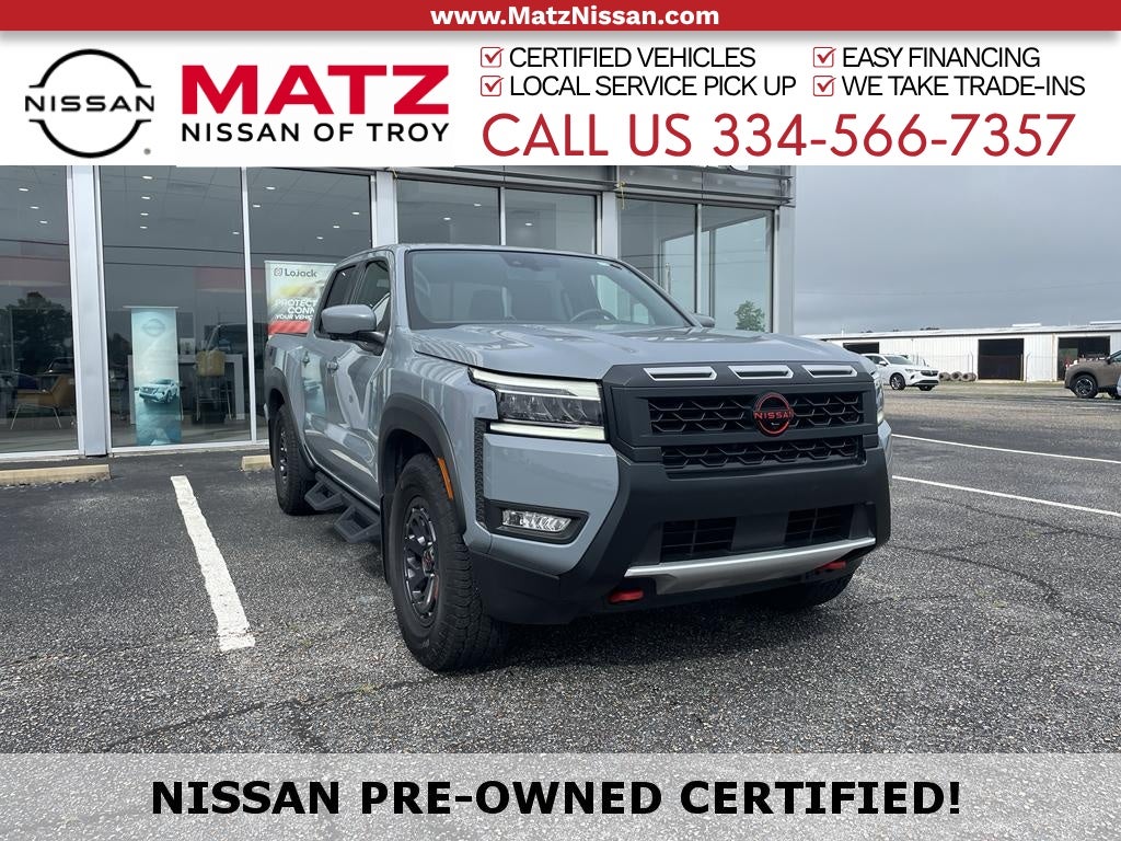 Boulder Gray Pearl 2025 Nissan Frontier Pickup Truck 4X2 9-Speed Automatic