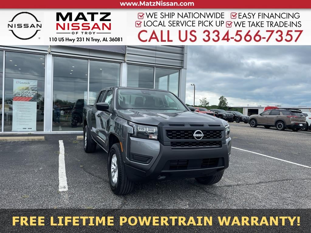 Gray (Gun Metallic) 2026 Nissan Frontier Pickup Truck Four-Wheel Drive 9-Speed Automatic