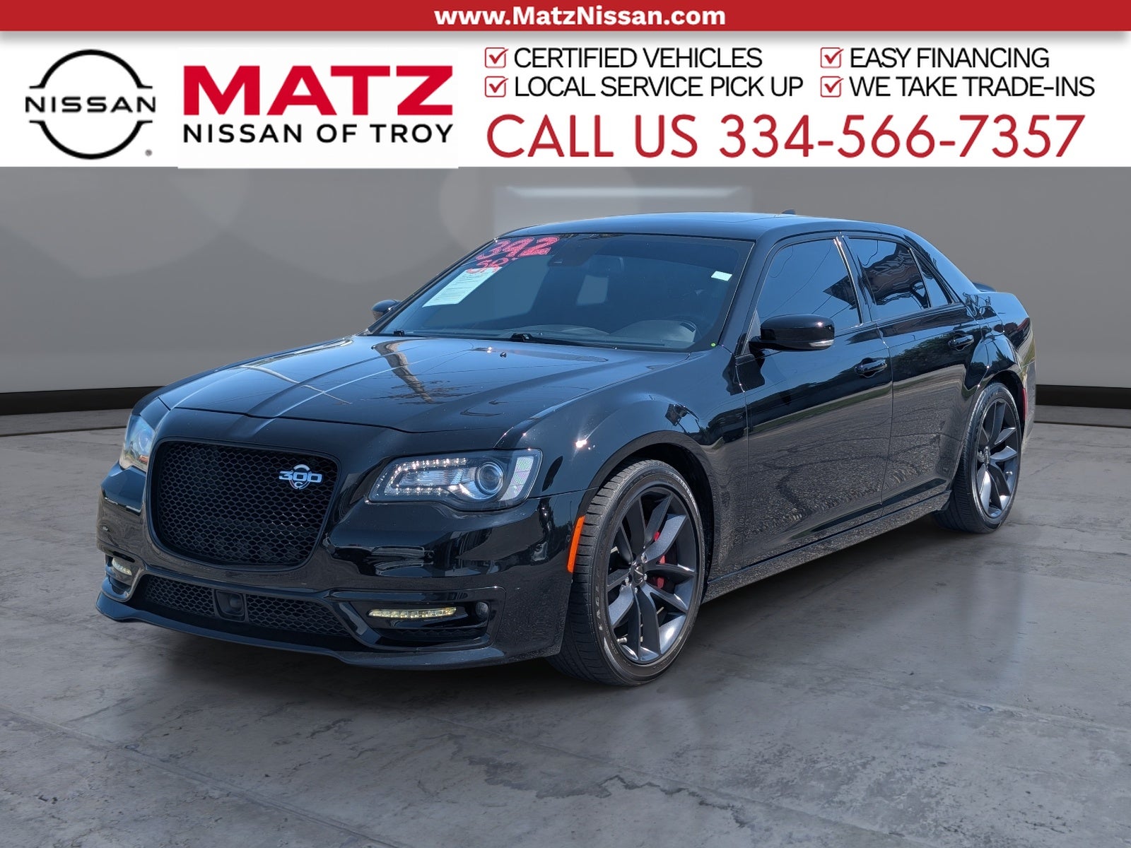 Gloss Black 2023 Chrysler 300 Sedan Rear-Wheel Drive 8-Speed Automatic